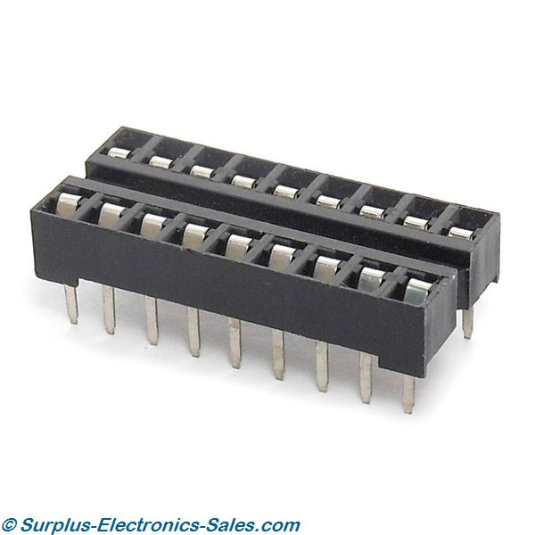 18-Pin DIP IC Socket - Click Image to Close